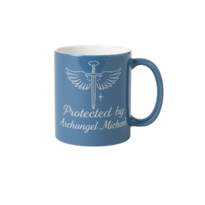 This mug features the design of Archangel Michael. You can use this mug to enjoy a warm beverage such as tea or coffee. It can also be used to hold any dry food or non-liquid substance. There is a handle on the mug for easy carrying. The mugs are approximately 11 oz. and are a great gift or addition to any home. These mugs are also microwave- and dishwasher-safe.